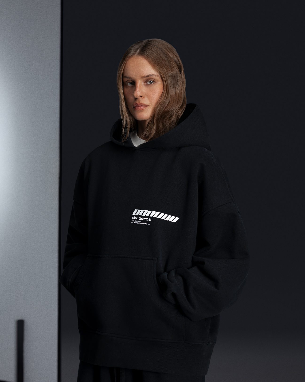 Hoodie MILLIONAIRE 2.0 black white - gallery image 8