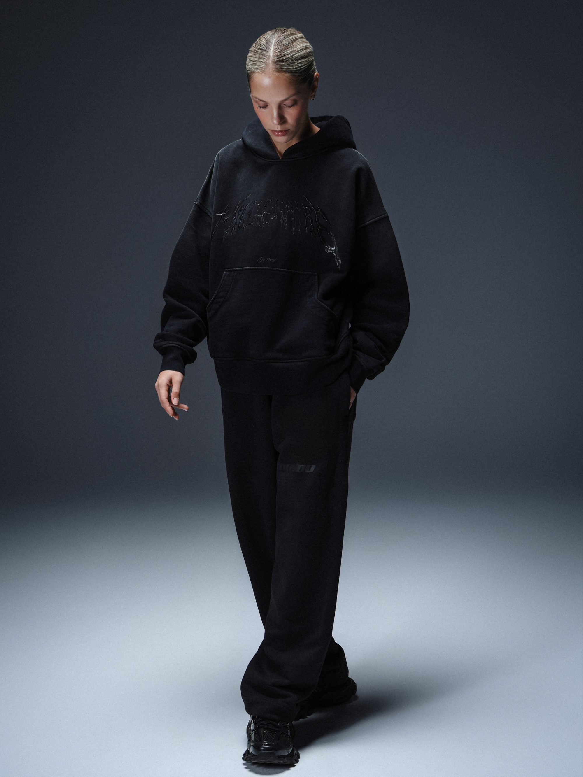 Hoodie Royal 2.0 washed black - gallery image 7