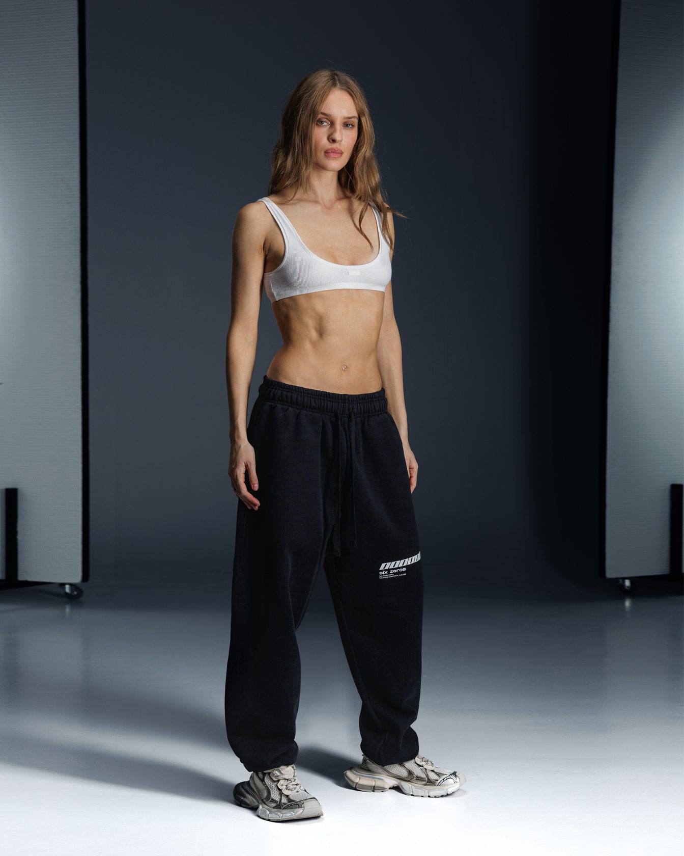 Joggers ONE black white - gallery image 1