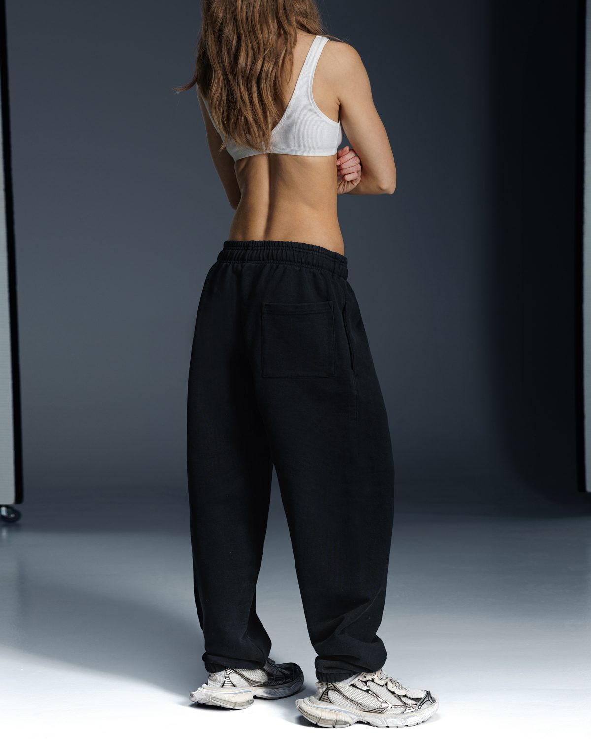 Joggers ONE black white - gallery image 2