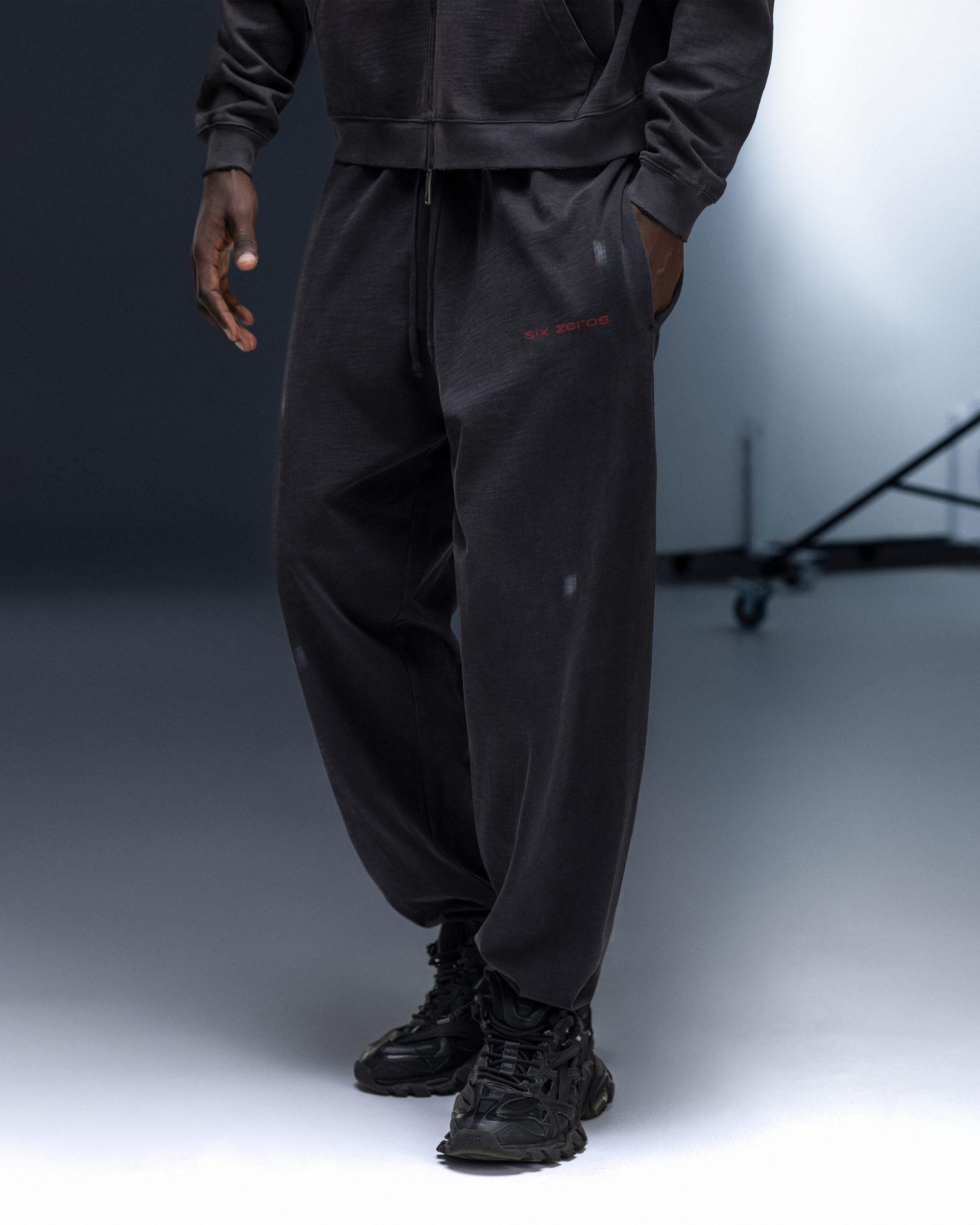 Joggers PRESENSE bamboo washed grey - gallery image 0
