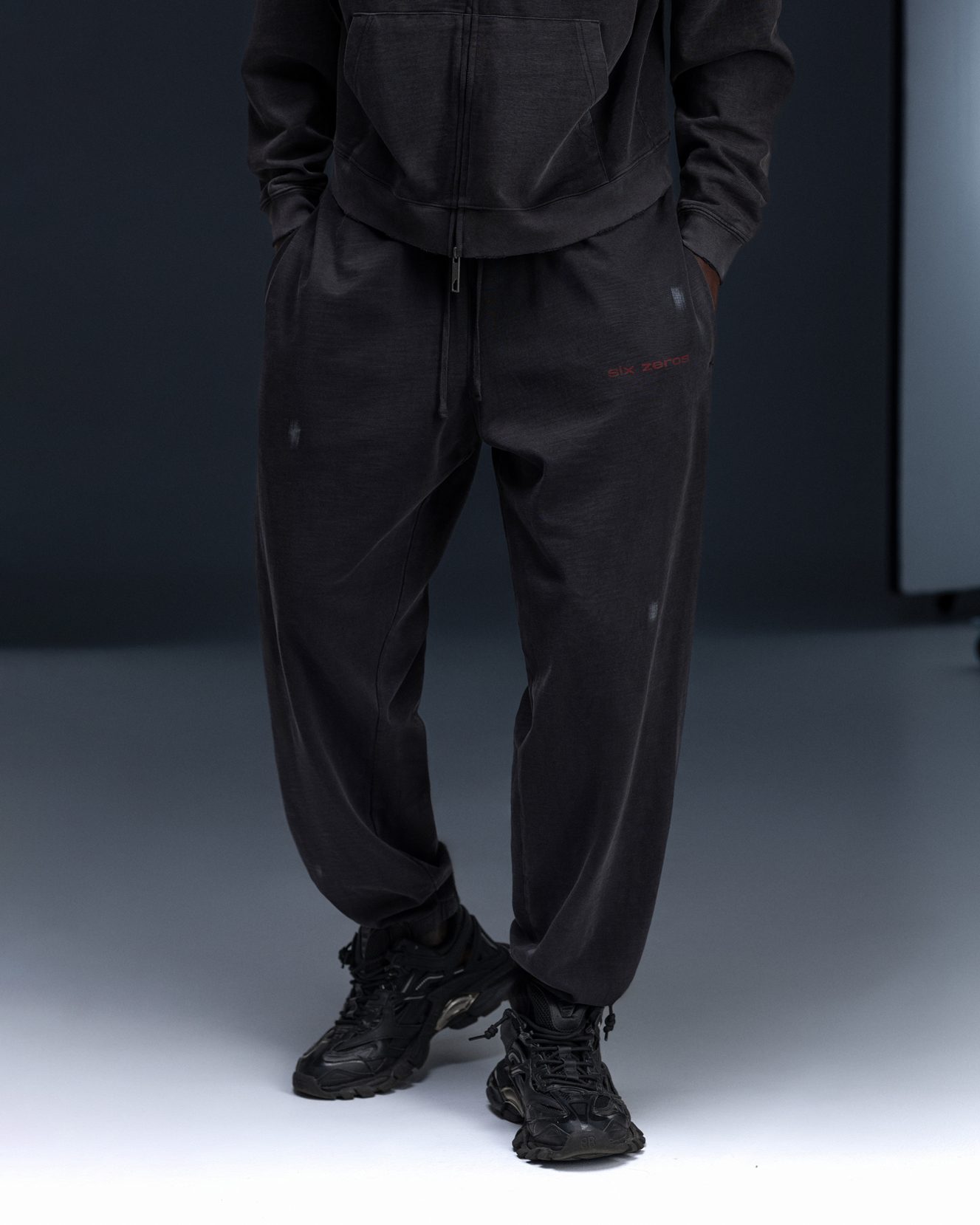 Joggers PRESENSE bamboo washed grey - gallery image 26