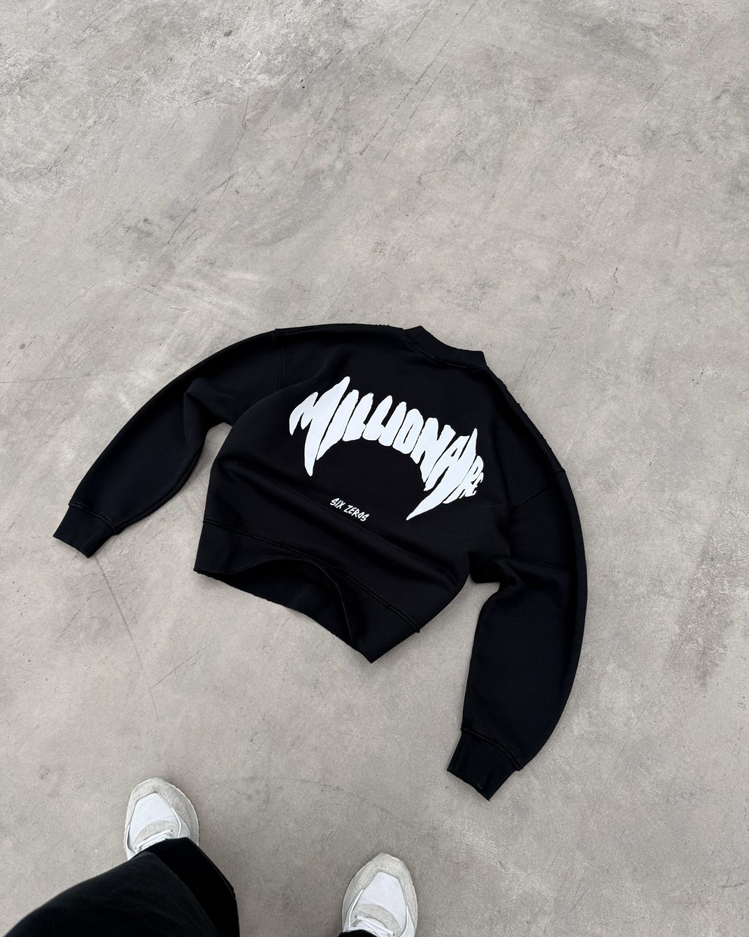 Sweatshirt MILLIONAIRE black white - gallery image 5