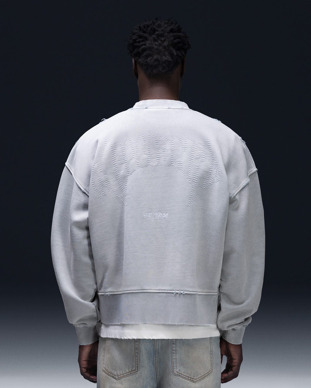 Sweatshirt MILLIONAIRE platinum washed - gallery image 2
