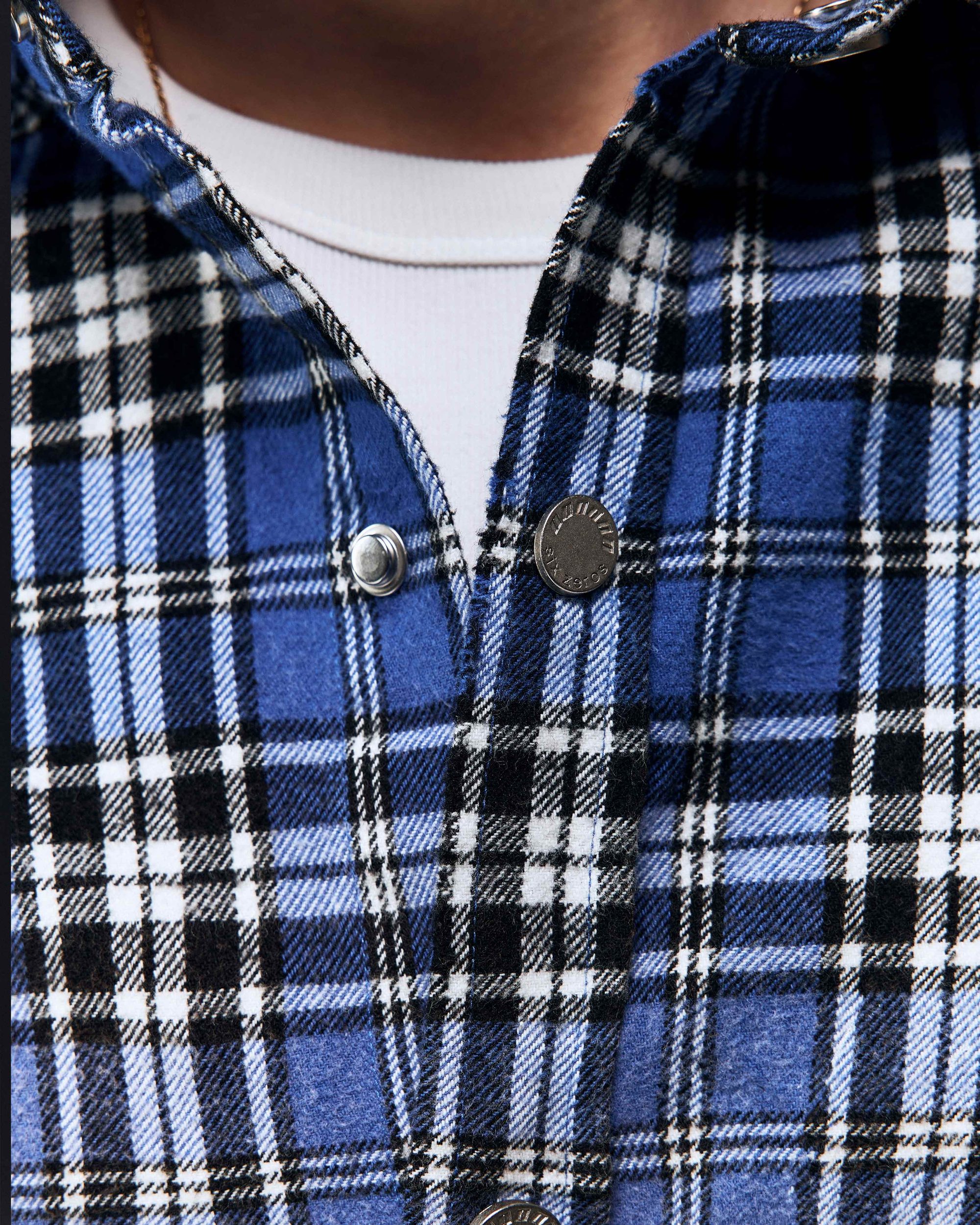 Overshirt MILLIONAIRE SKETCH washed blue - gallery image 9