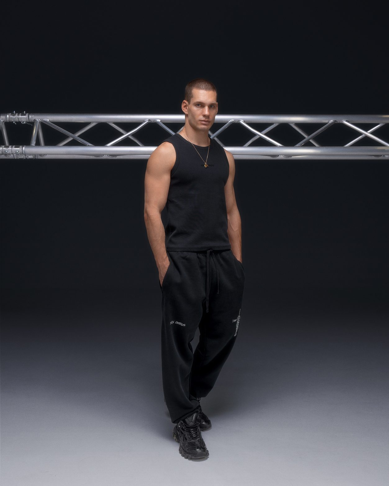 Joggers JESUS faded black - gallery image 1