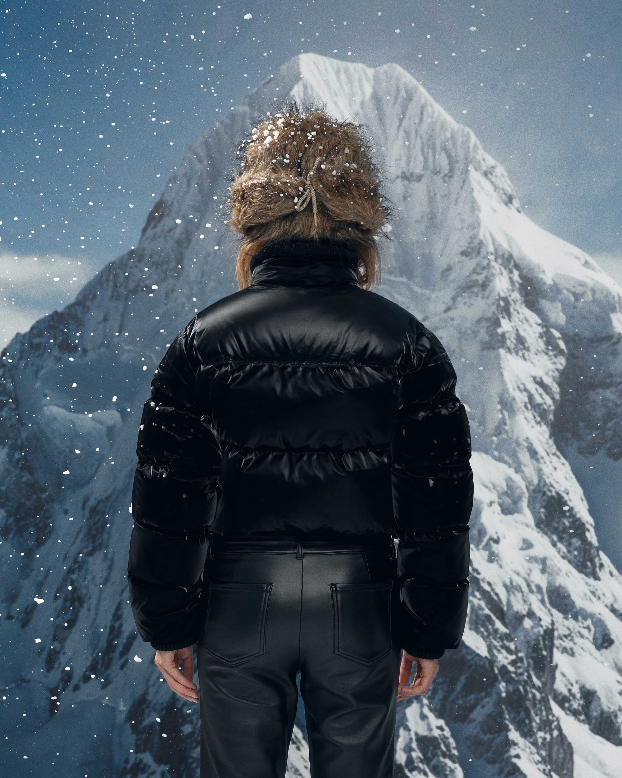 Women's jacket THE ONE oil black - gallery image 3
