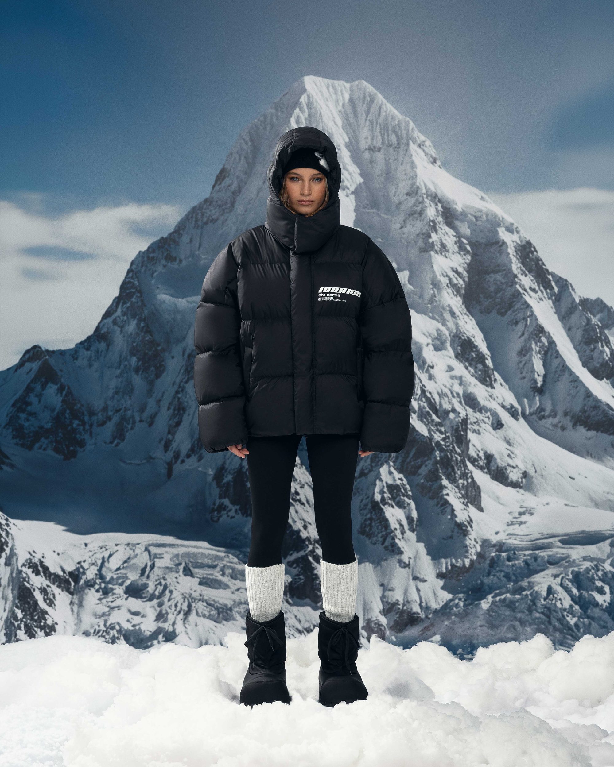 Winter jacket ZERO FORM pure black - gallery image 8