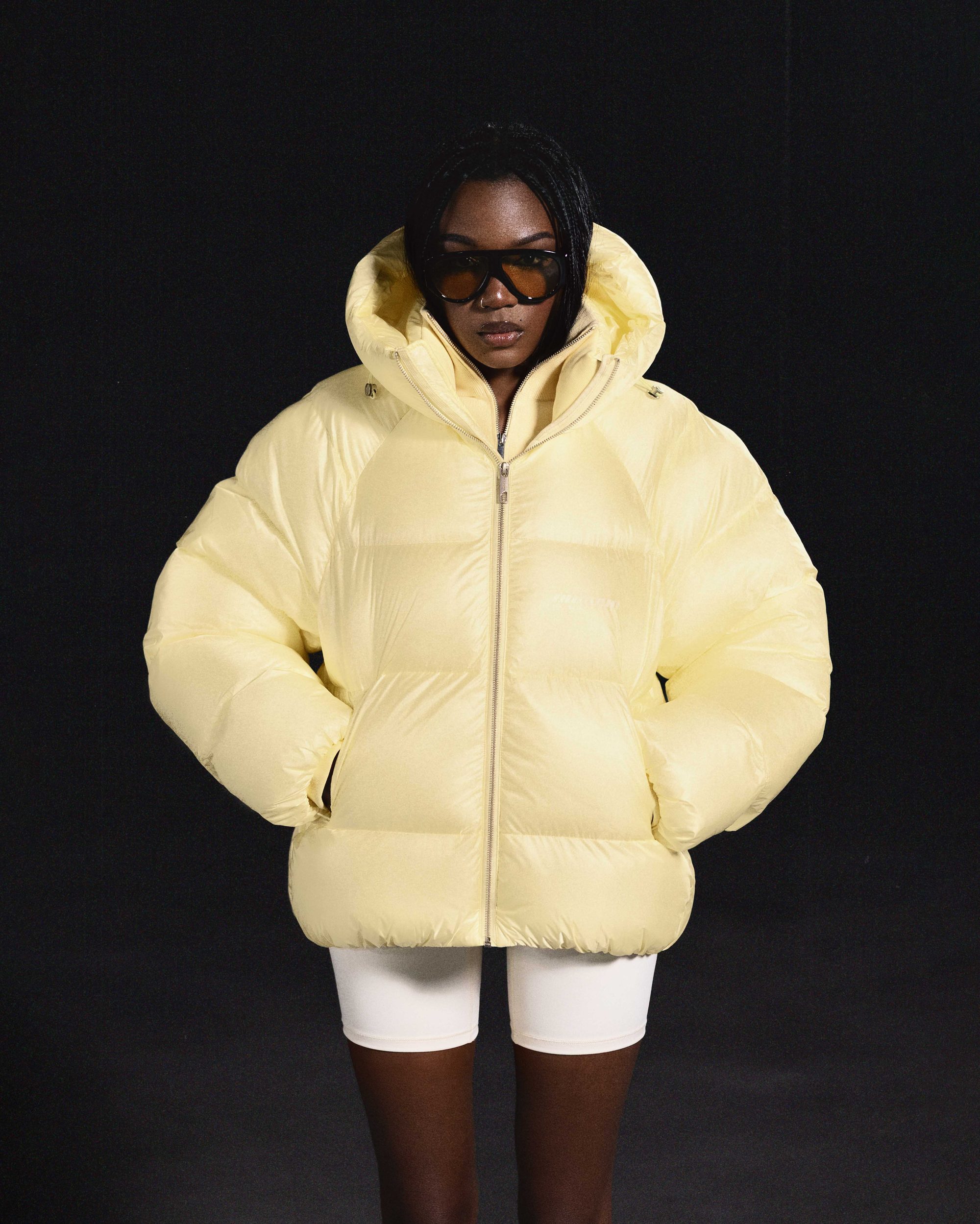 Winter jacket THE ONE ghost yellow - gallery image 0