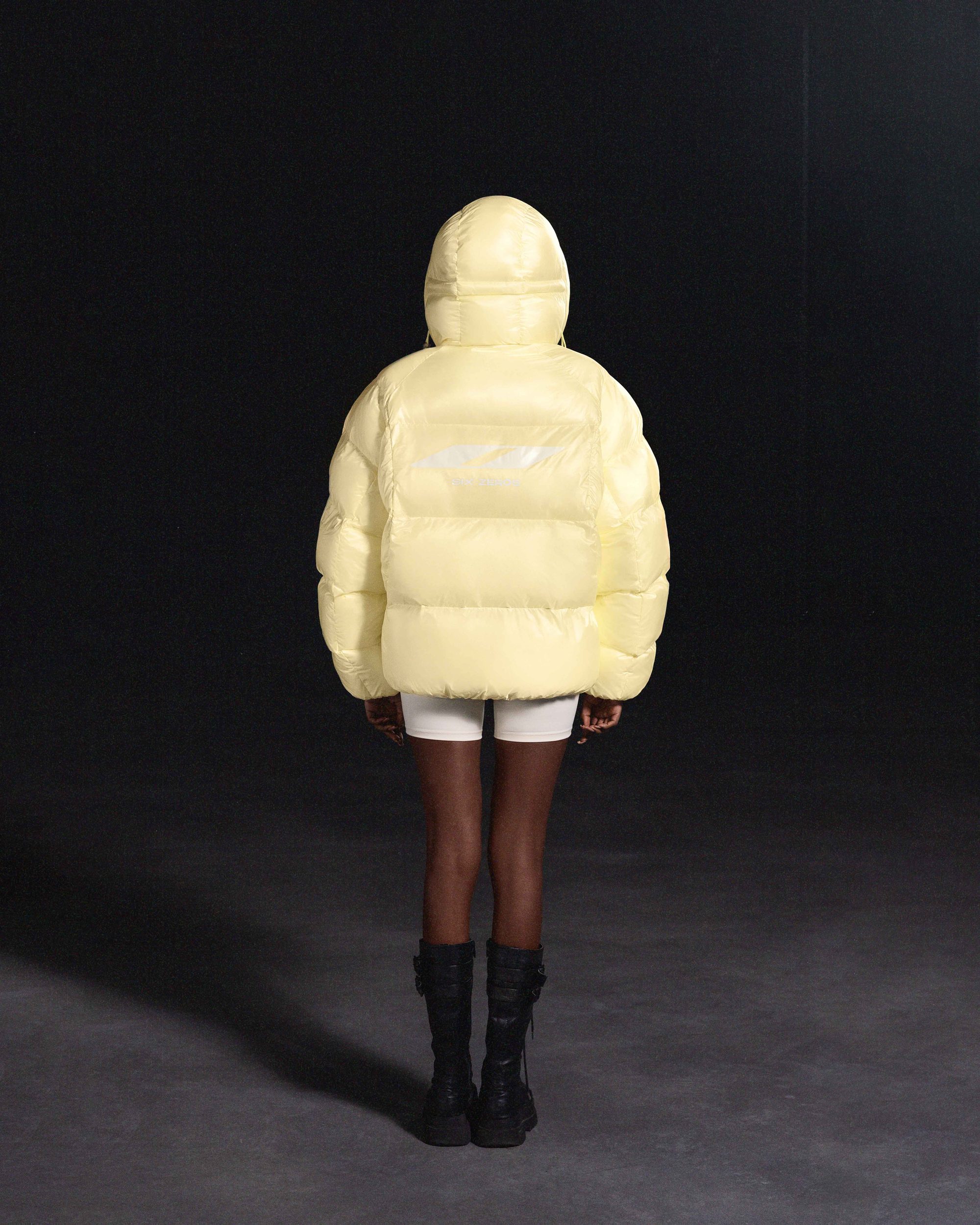 Winter jacket THE ONE ghost yellow - gallery image 3