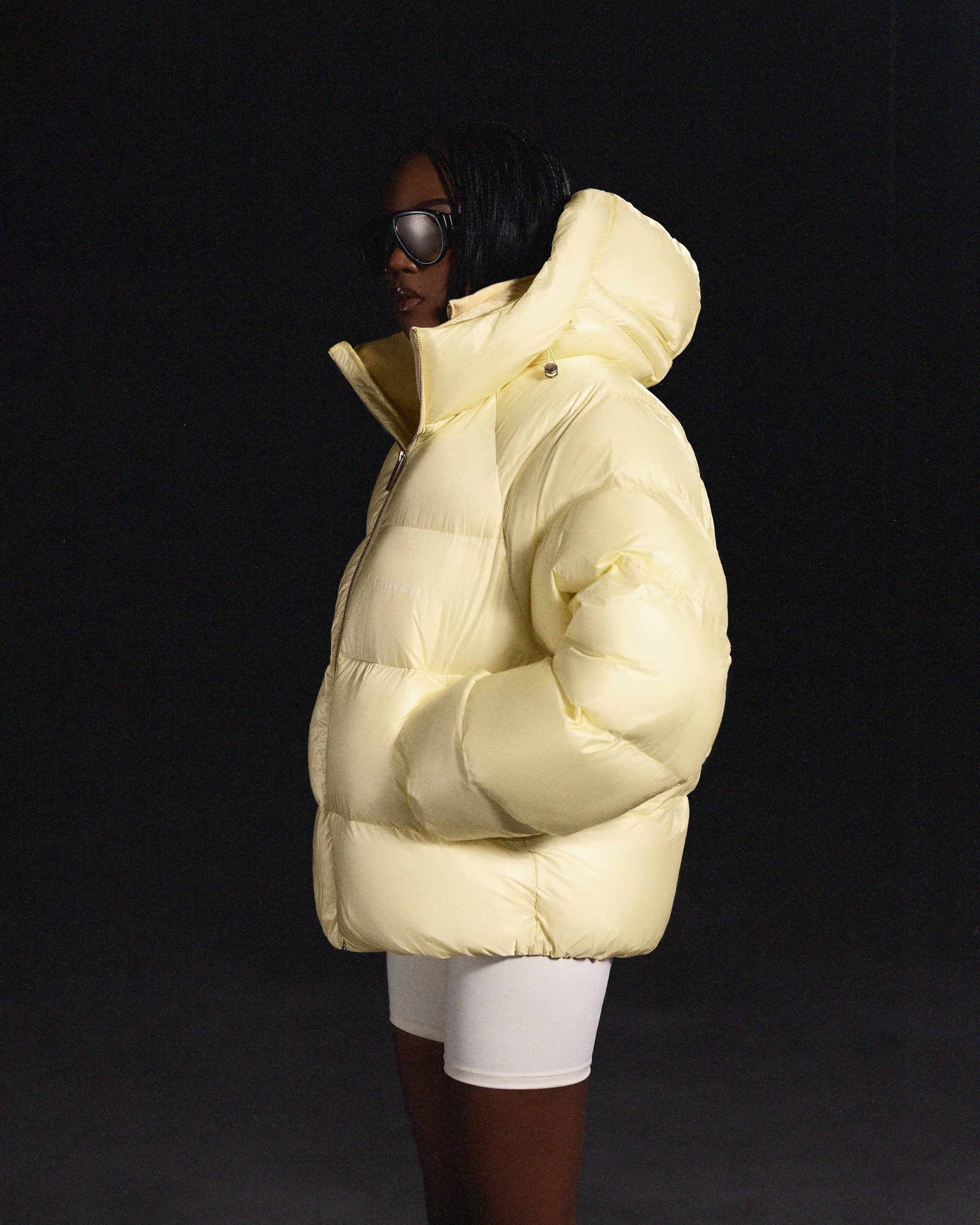 Winter jacket THE ONE ghost yellow - gallery image 7