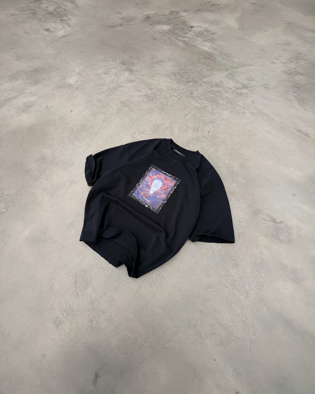 T-shirt SELESTIAL faded black - gallery image 0
