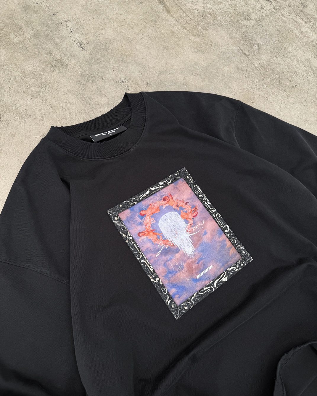 T-shirt SELESTIAL faded black - gallery image 4