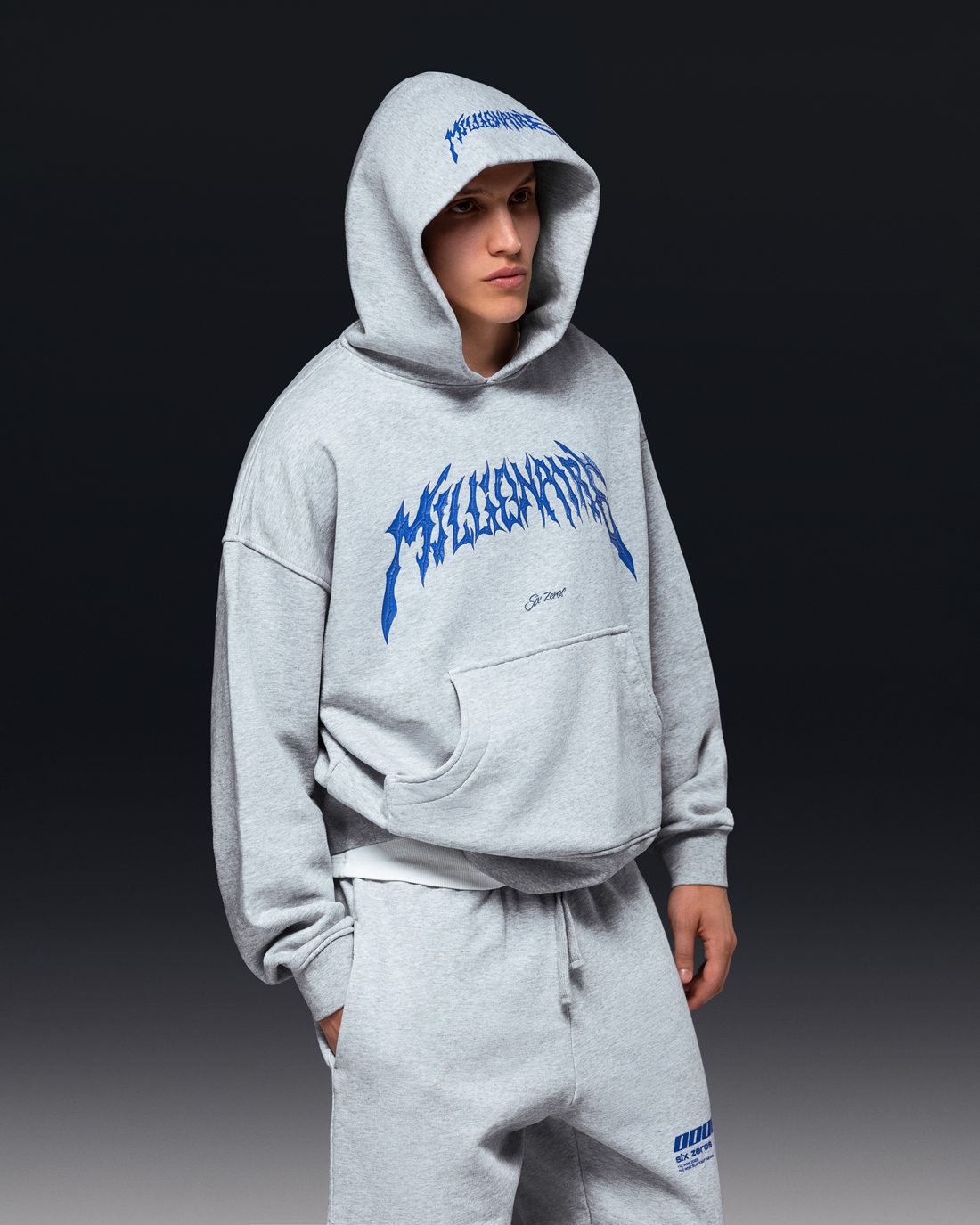 Hoodie MILLIONAIRE Royal melange - gallery image 0