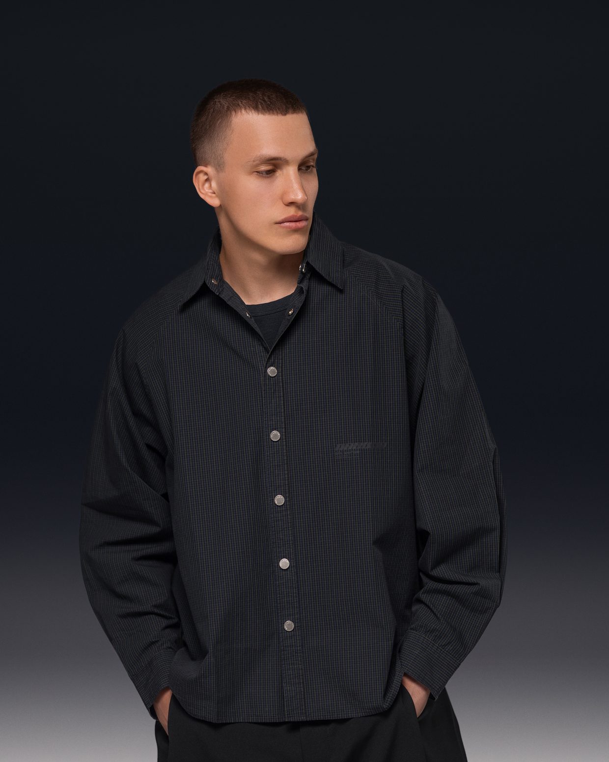 Overshirt ESSENTIAL ONE cold midnight - gallery image 0