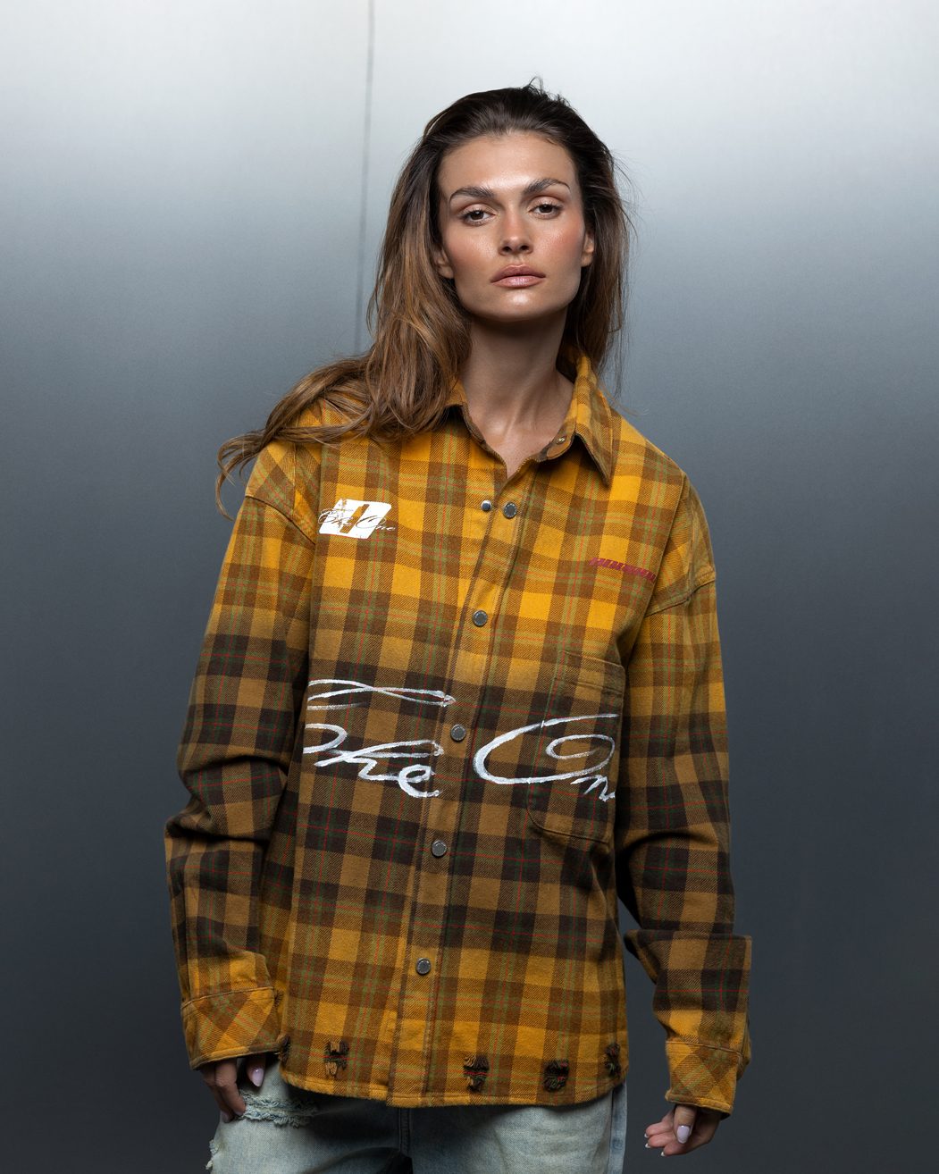 Overshirt THE ONE vintage brown - gallery image 1
