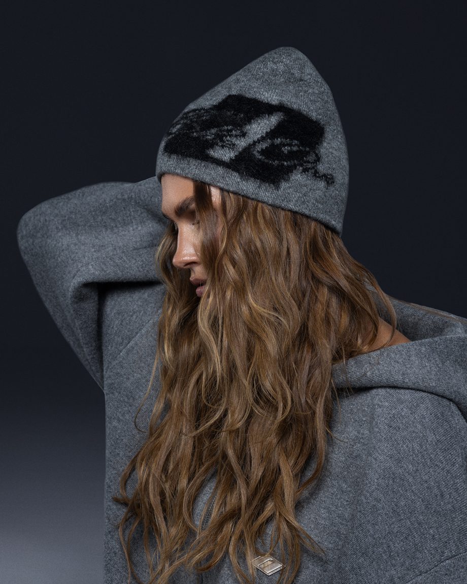 Hat THE ONE gray black logo - gallery image 1