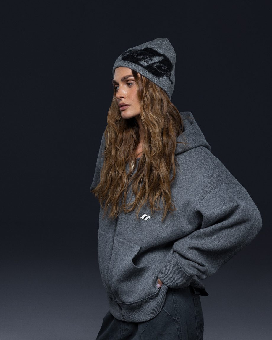 Hat THE ONE gray black logo - gallery image 8