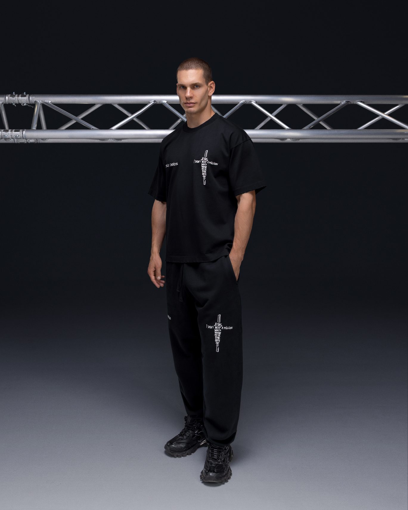 T-shirt JESUS 2.0 black - gallery image 3