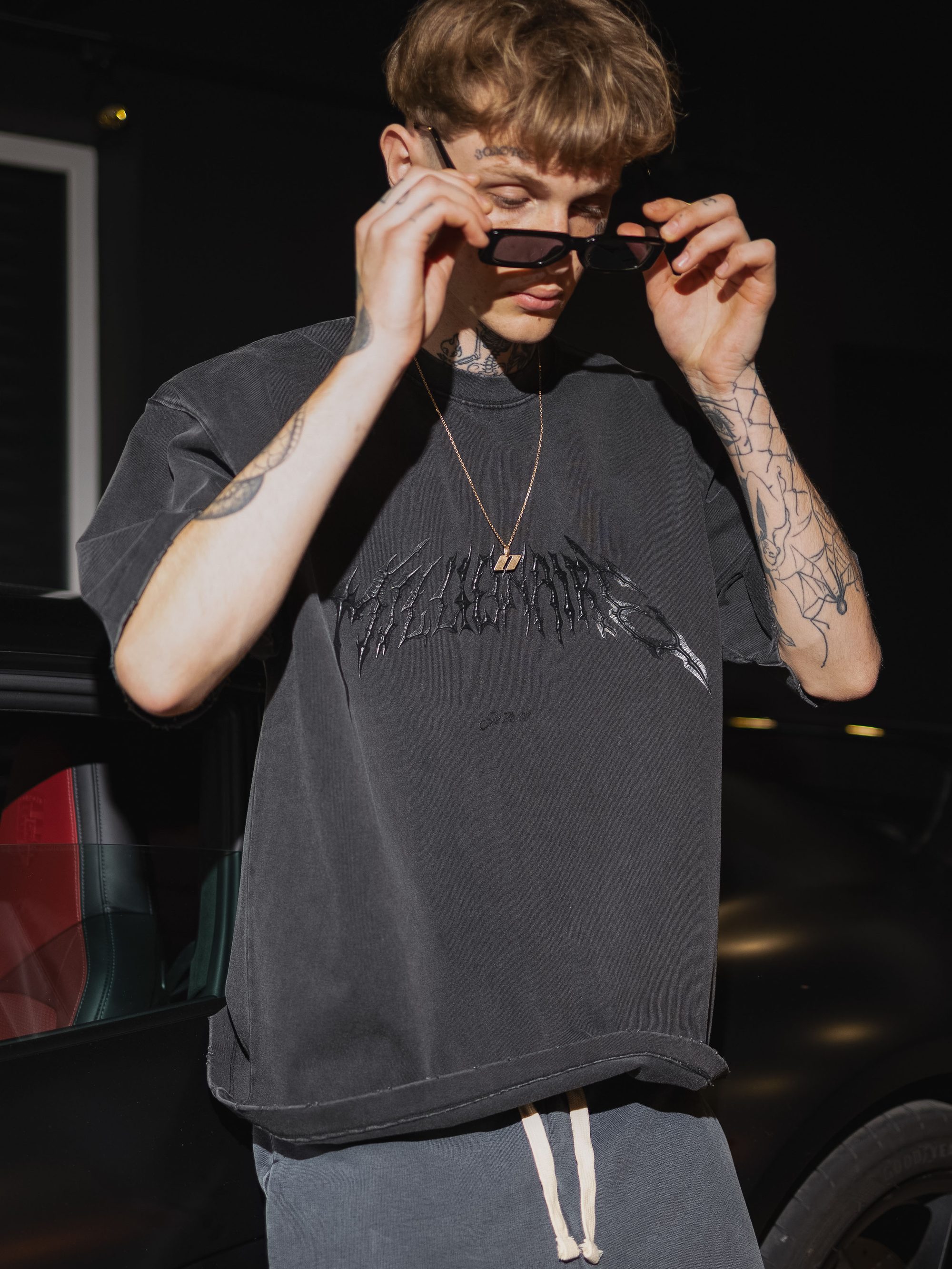 T-shirt Millionaire Royal washed black - gallery image 0